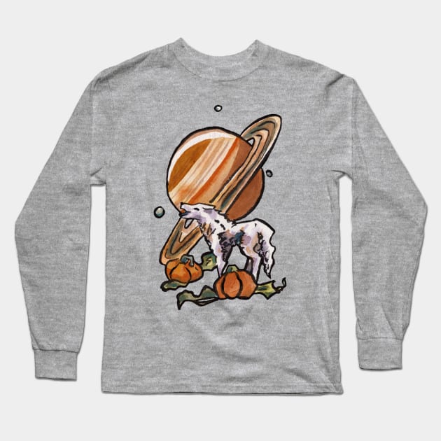 The Mystery of Saturn Long Sleeve T-Shirt by JenTheTracy